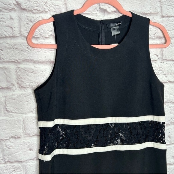 Aqua Black Lace Sleeveless Dress NWT - Picture 5 of 13